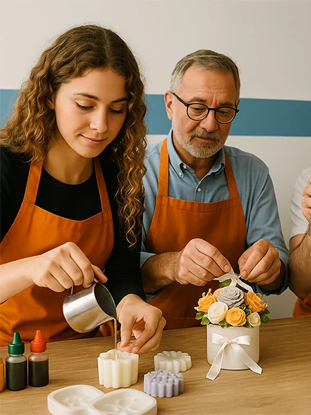 atelier bougie rabat